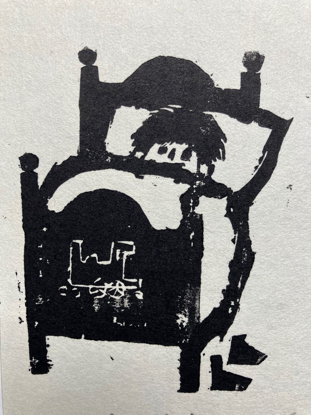 Xilografie: Holzschnitt von Robert Wyss 1965 – Usato da Winterthur venduto da Barunggeli 3