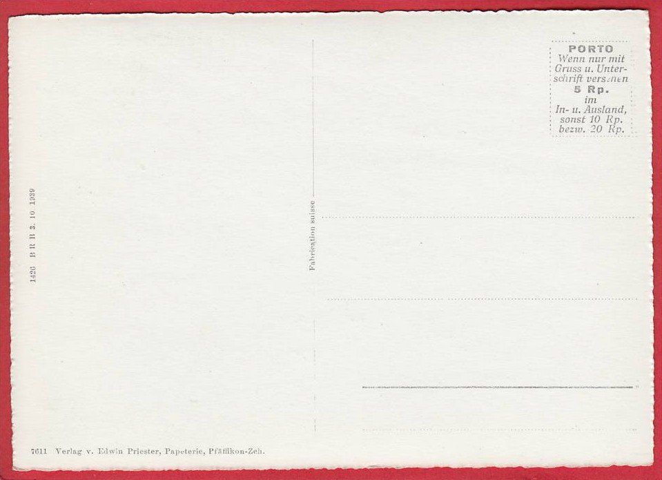 Cartes postales: PFÄFFIKON, GROSSFORMAT – D'occasion à Grüningen par Kartenlaube 1