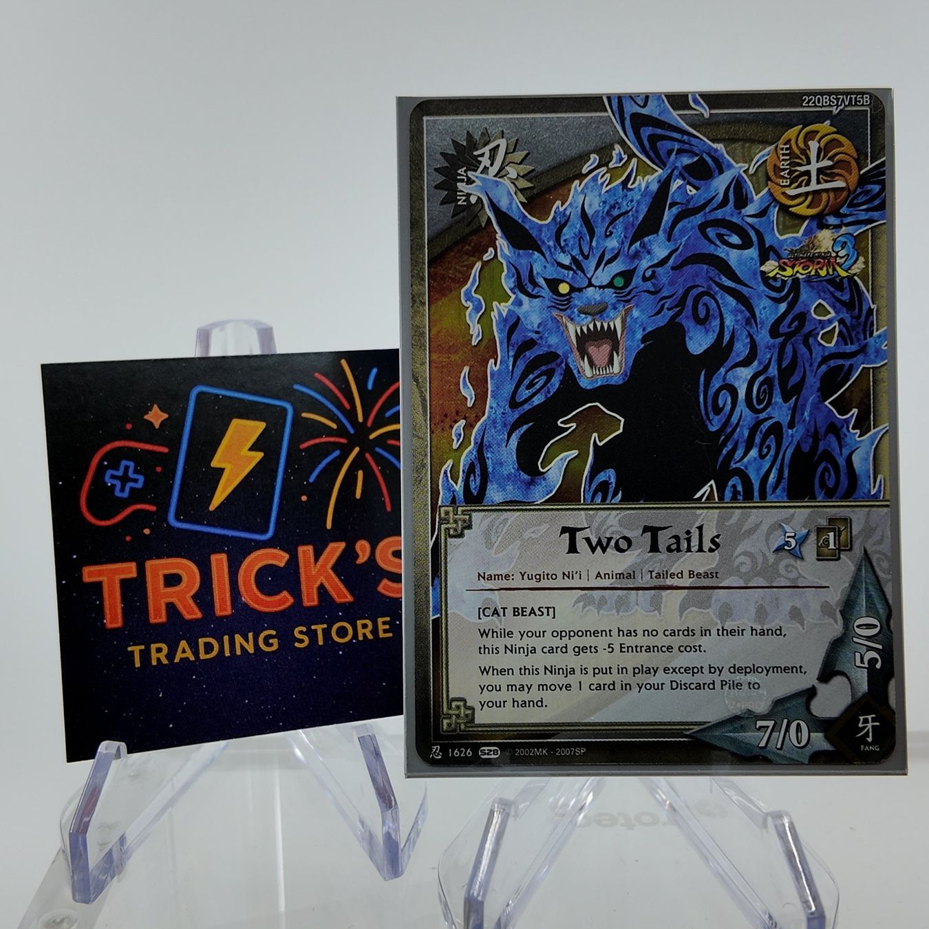 Bandai Sammelbilder & Trading cards: Naruto Bandai CCG Two Tails Holo Foil ENG – Gebraucht aus Wettswil von TricksTradingStore
