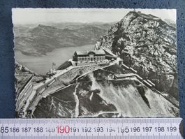 PILATUS KULM MIT ESEL HOTEL LUFTBILD AK ONW