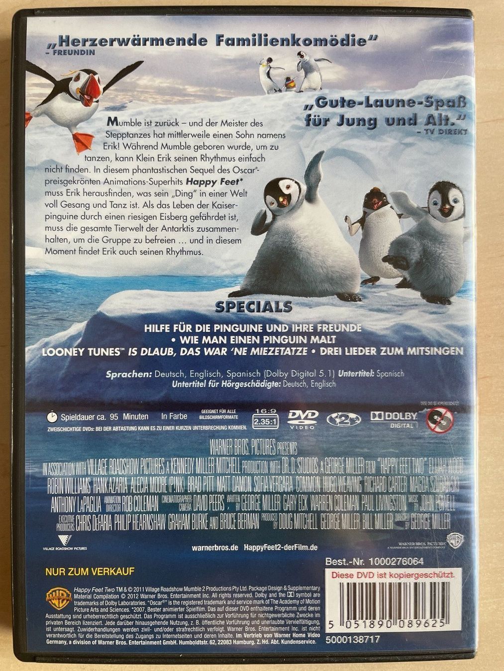 Tutti i DVDs: 2 DVD‘s: Happy Feet 1 & 2 – Usato da Kradolf venduto da dafizh 2