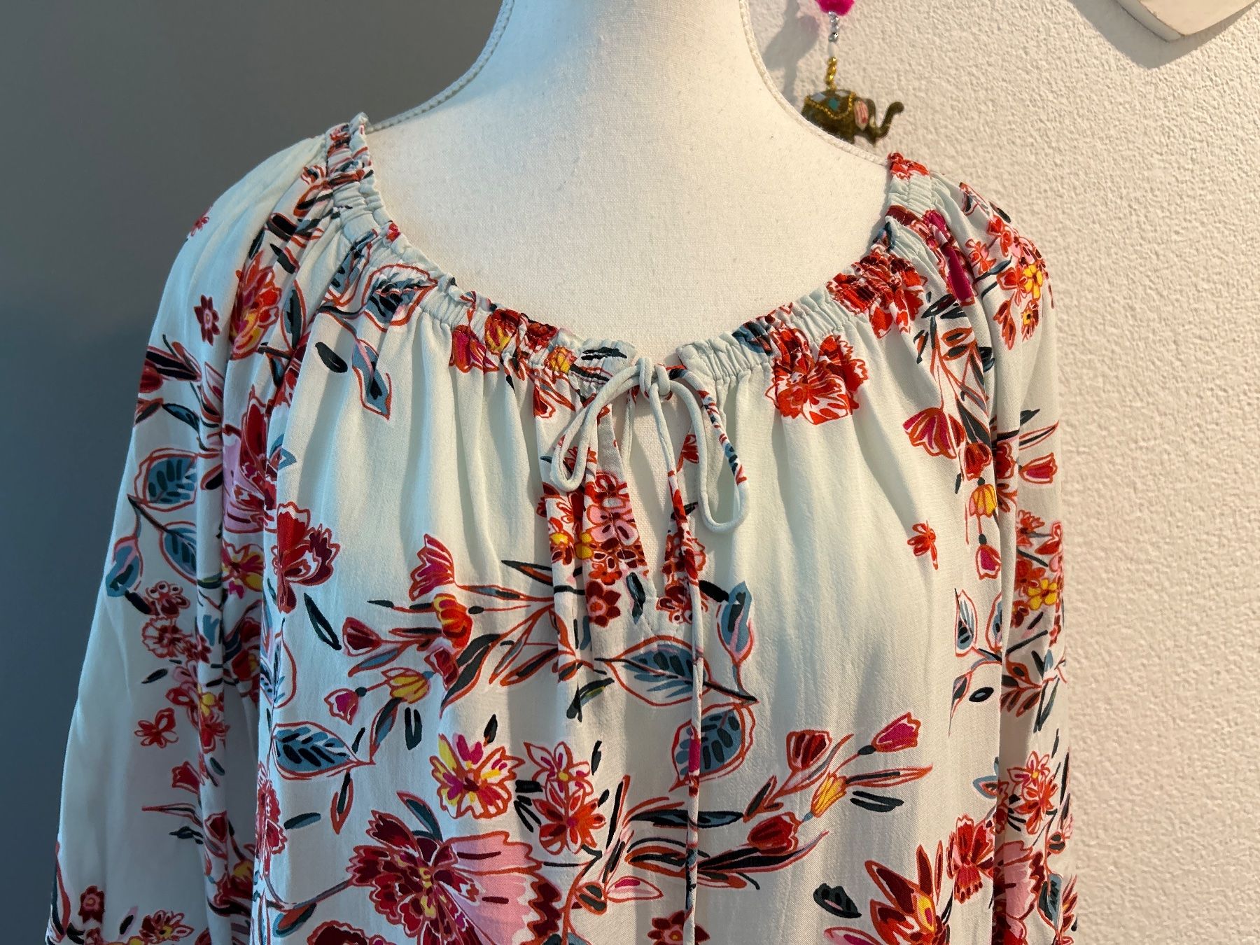Camicette: Blusenshirt mint mit Muster von Street One Gr. 38 – Usato da Brunnen venduto da Nala2929 1