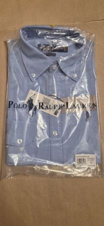 Polo Ralph Lauren Hemd Gr. M, hellblau, Neu mit Etikett!