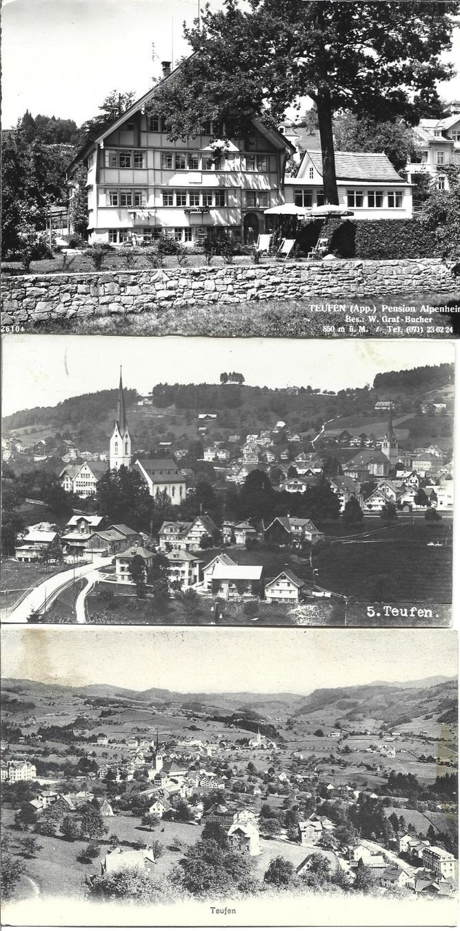 Cartes postales: AK Teufen Sammlung – D'occasion à Appenzell par mai25