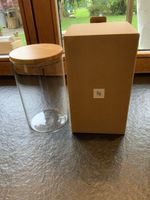 Nespresso Kapsel Dispenser aus Glas & Holz, Neuwertig!