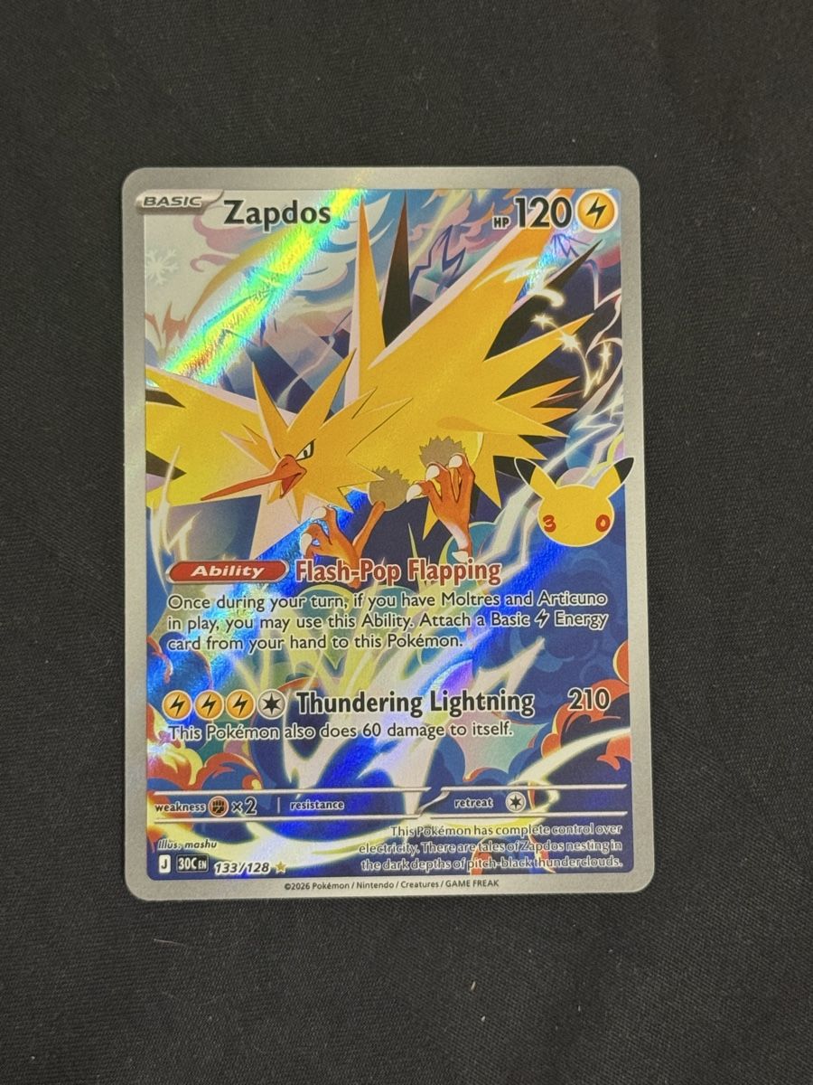 Cartoline: Zapdos 30th ENG  – Nuovo (secondo la descrizione) da Ardon venduto da Poke_Pantu