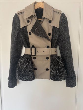 BURBERRY PRORSUM Trench/Wolljacke beige IT38 (34)
