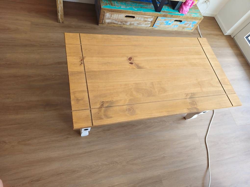 Vidaxl Tische: Table basse tiroir blanc style rustique bon état – Gebraucht aus Prilly von dan_8q52 1