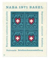 Gedenkblock NABA 1971 BASEL (Block 22)