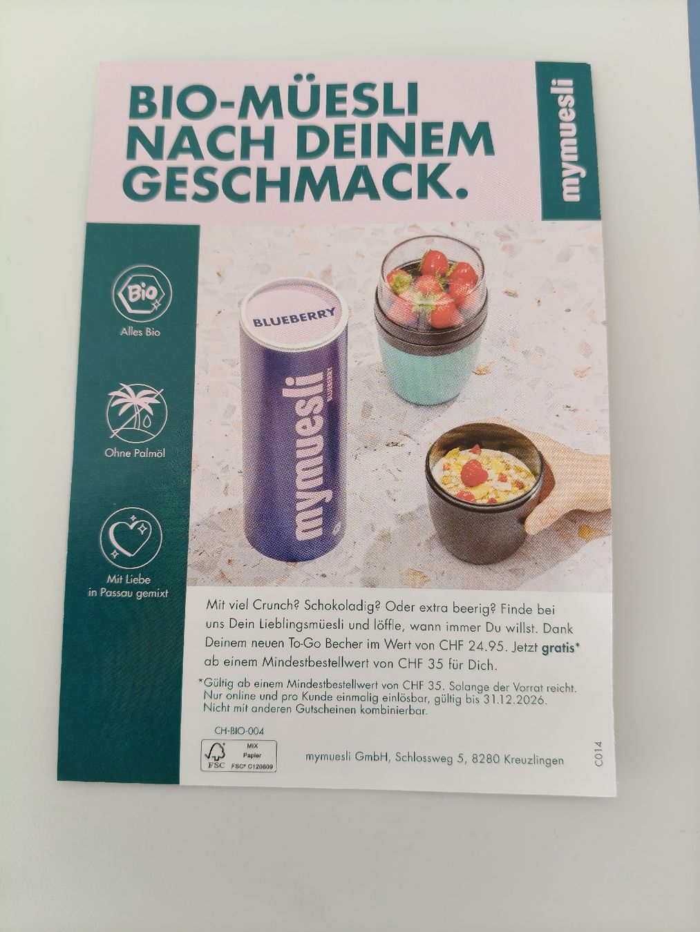 Buoni: mymuesli – Nuovo e nell'imballaggio originale da Rothrist venduto da Stranglehold 1
