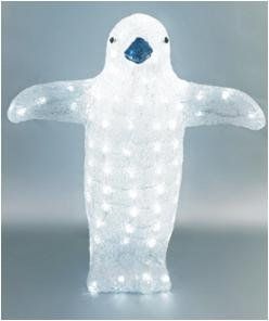 Tutte le decorazioni: LED Pinguin, 40cm/60LED, Farbe: warmweiss – Nuovo e nell'imballaggio originale da Kaltbrunn venduto da bue_xtg5