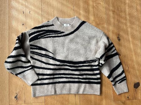 JDY Neu Strickpullover im Zebra-Look, Grösse XS