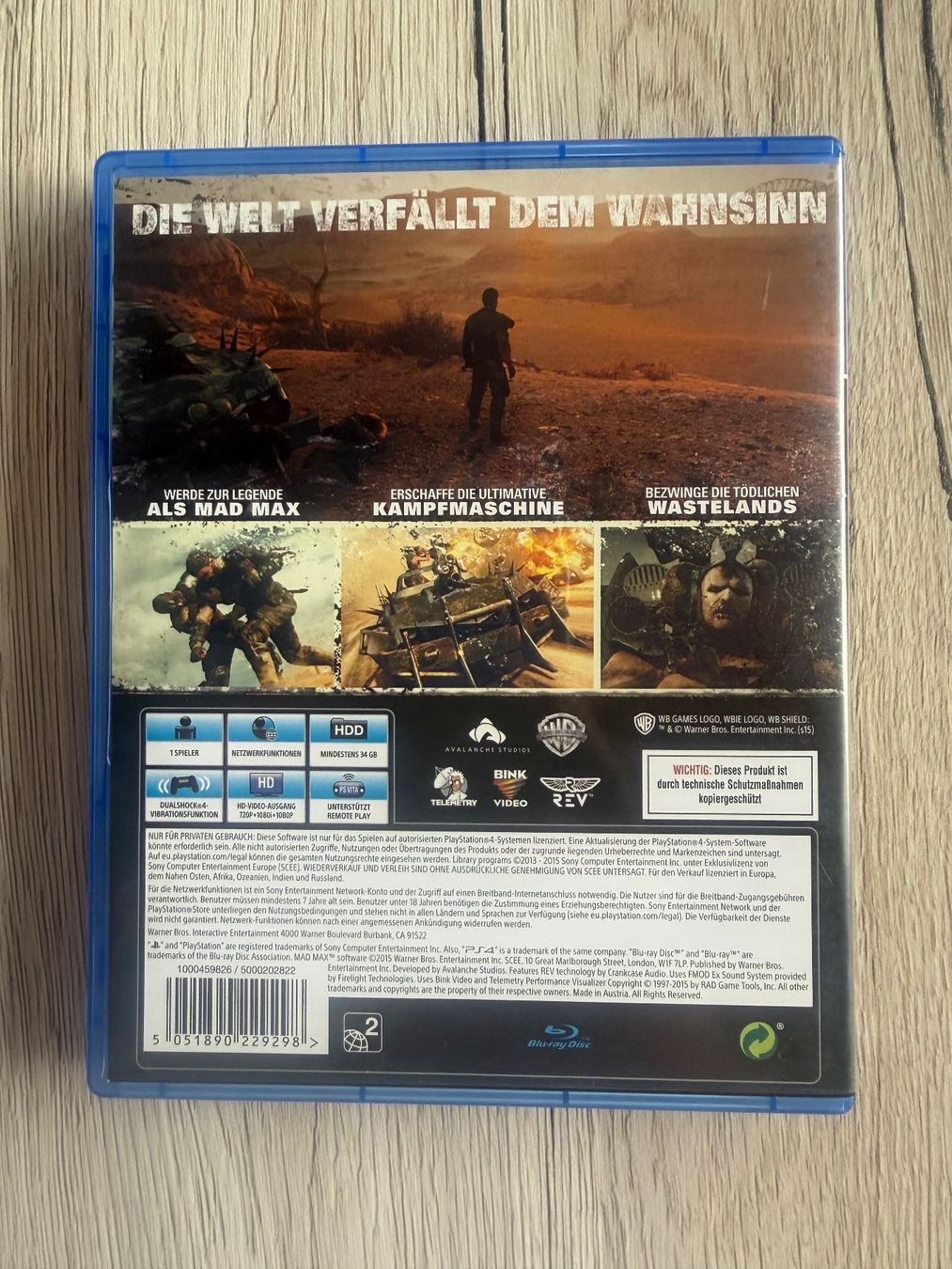 Giochi: PS4 Mad Max – Usato da Marly venduto da gol_7sfs 1