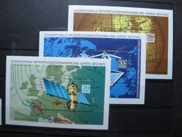 DDR 1972 Meteorologen Vers. Blk 32-36 **