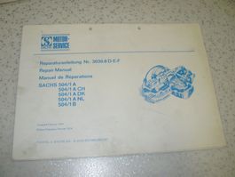 Reparaturanleitung SACHS 504/1A Automat