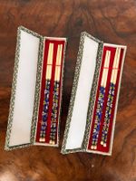 2 Sets Cloisonné Essstäbchen, OVP