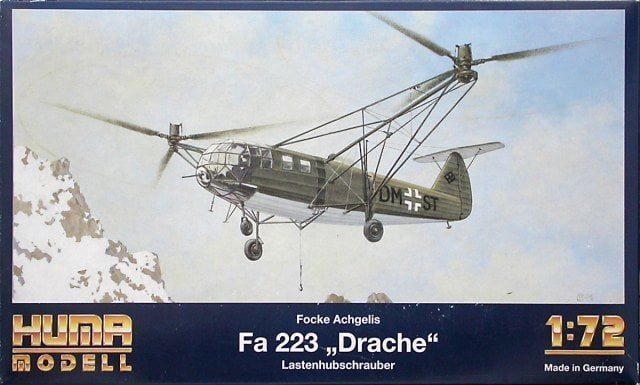 Kit di modellismo & Modellini statici: Focke Achgelis Fa 223 Drache – Nuovo e nell'imballaggio originale da Neuenhof venduto da Abakan