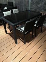 Gartentisch mit Stühlen 80x140x73