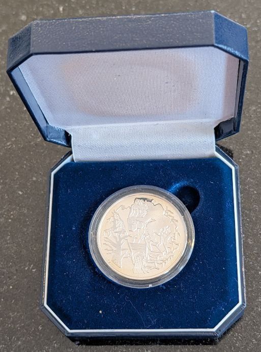 Alle Münzen: 20 Franken 1994 Silber pp Teufelsbrücke Box – Neu (gemäss Beschreibung) aus Arch von moneyswiss