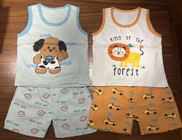 Completi bimbo pantaloncini e magliette maniche corte 