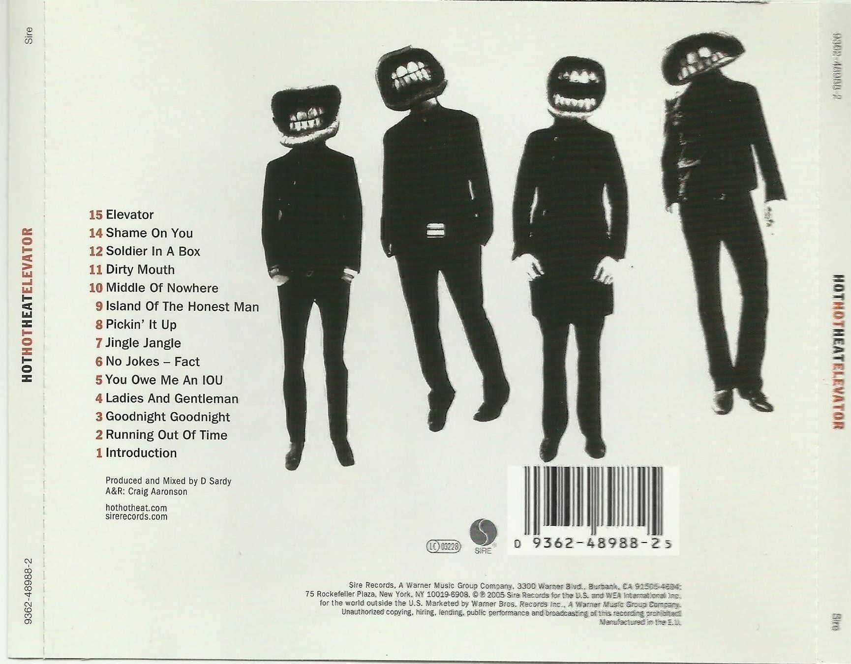 CD: Hot Hot Heat Elevator CD – Usato da St. Margarethen TG venduto da ursk10 1
