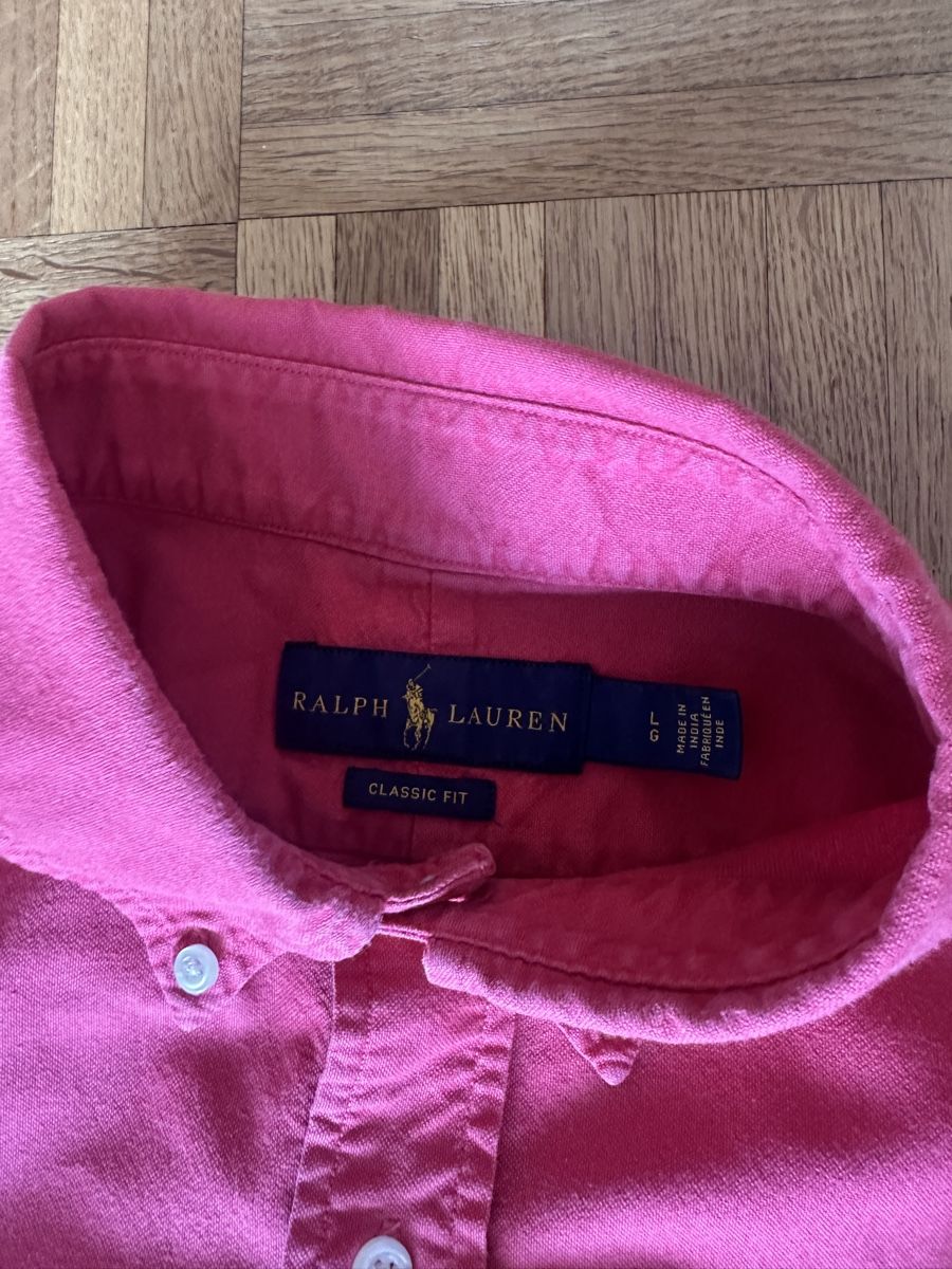 Ralph Lauren Camicie: Ralph Lauren Hemd Classic Fit rot Grösse L – Usato da Baden venduto da Marytumby 4