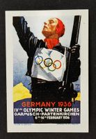 Deutsches Reich Vignette-Germany 1936 Olympic Winter Games**
