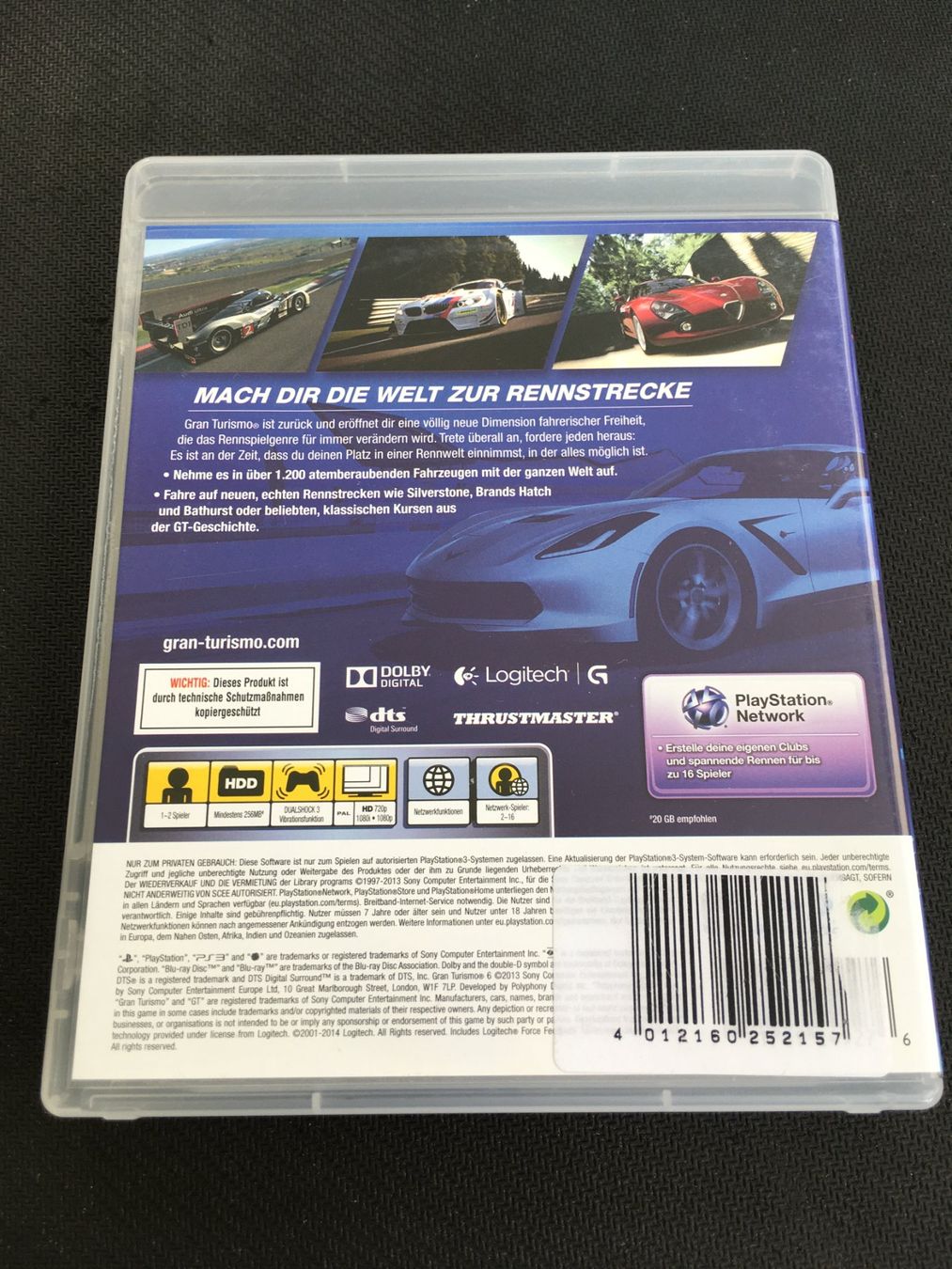 Sony Spiele: Gran Turismo 6 - Playstation 3 / PS3 – Gebraucht aus St.Gallen von Punktchen01 1