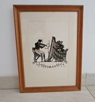 Friedrich KASKELINE (1863-1931) Découpage papier signé
