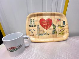 “Friends” mug & NYC vintage tray