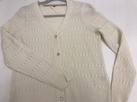 Pulli Strickjacke creme weiss