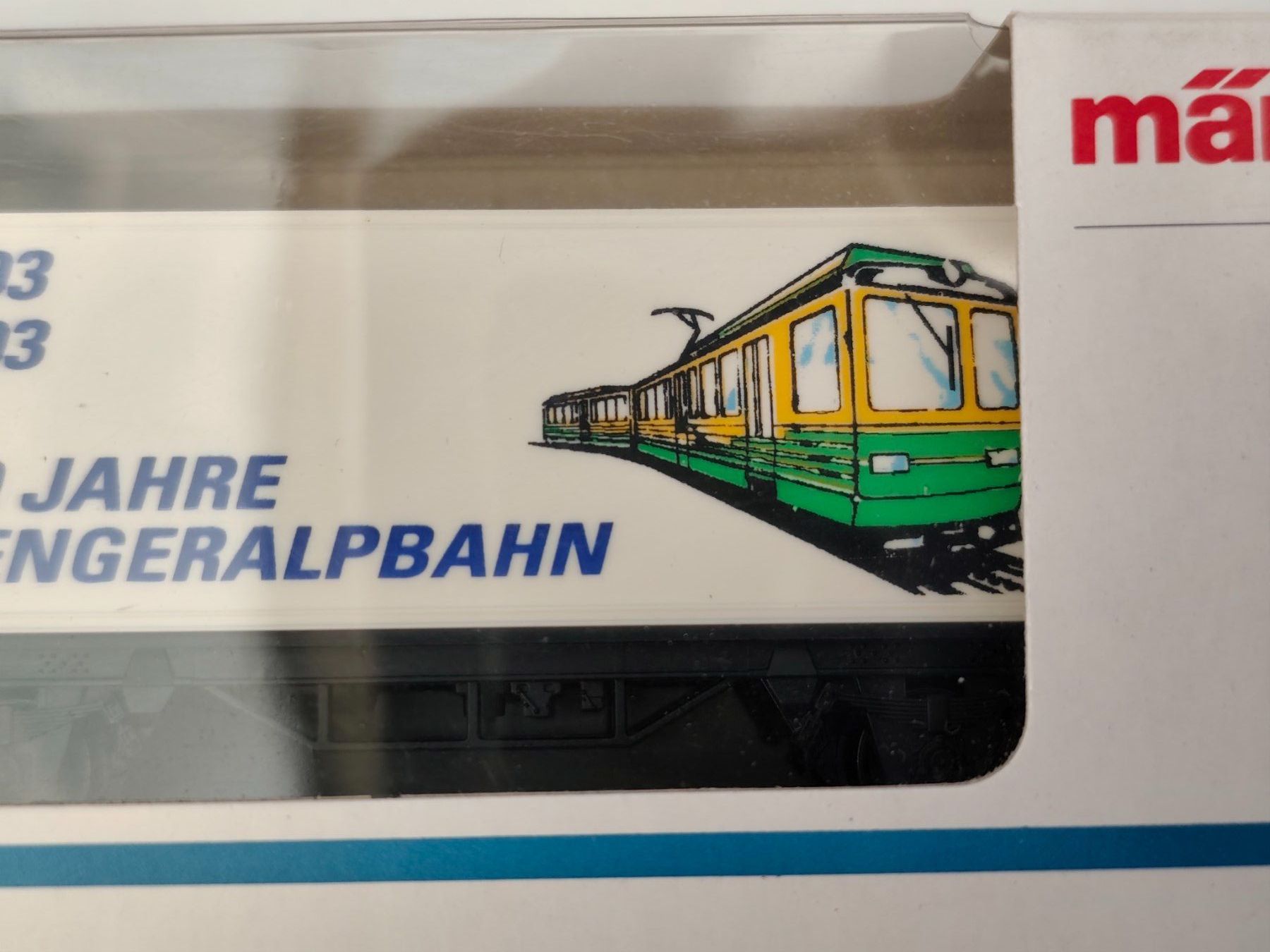 Märklin Modelleisenbahnen: Containerwagen "Wengeralpbahn" der SBB von Màrklin H0, WS – Neu und originalverpackt aus La Chaux-de-Fonds von Kat2019 2