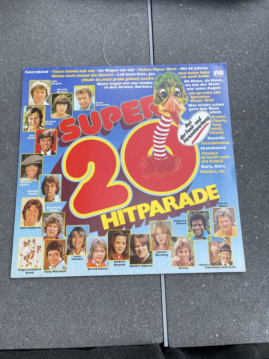 Dischi in vinile: Schallplatte super 20 Hitparade – Usato da Sempach venduto da Nimsaj5