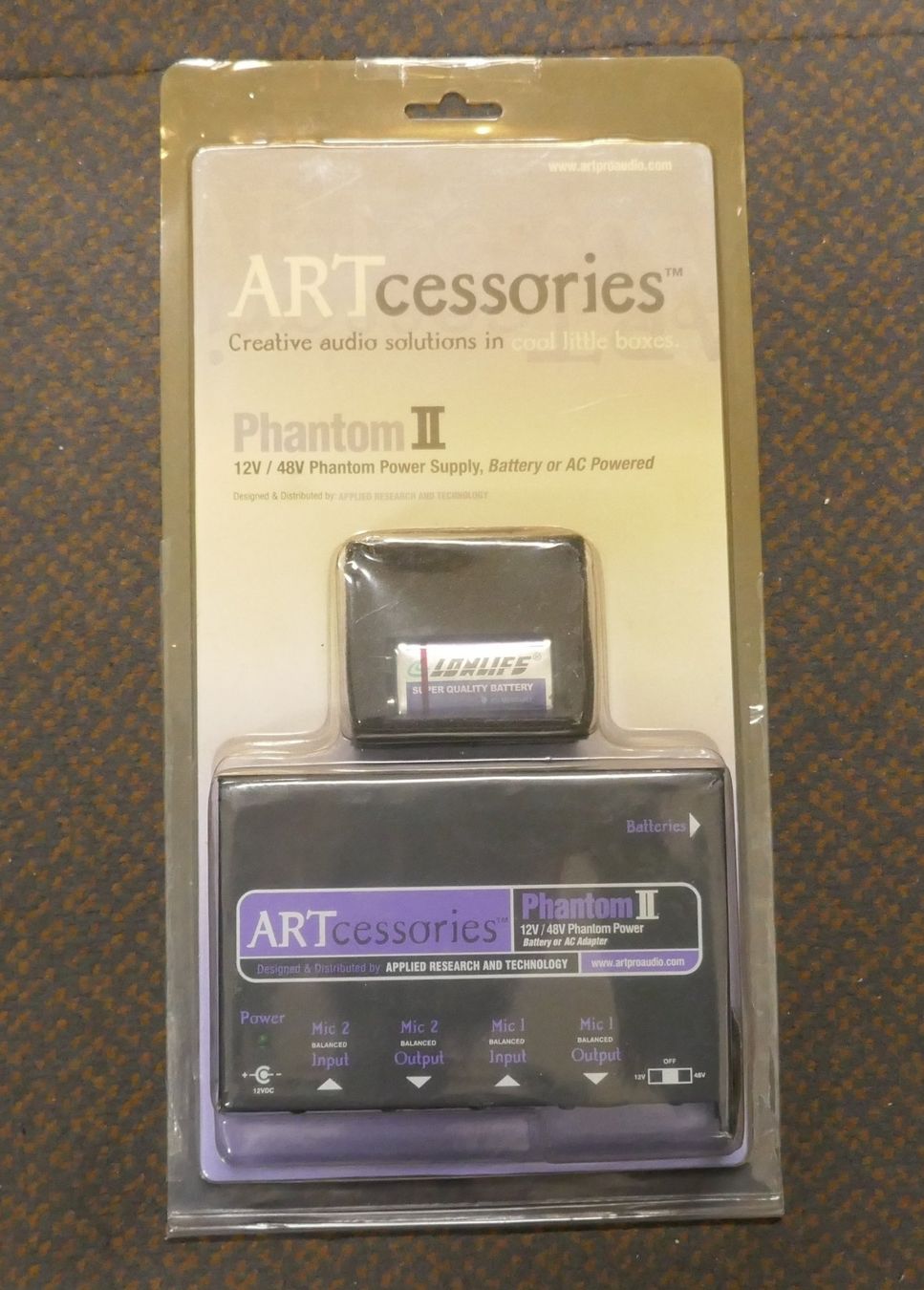 Art Microfoni: ART Phantom II Power Supply 12/48V – Nuovo e nell'imballaggio originale da Wenslingen venduto da FairlightCMI
