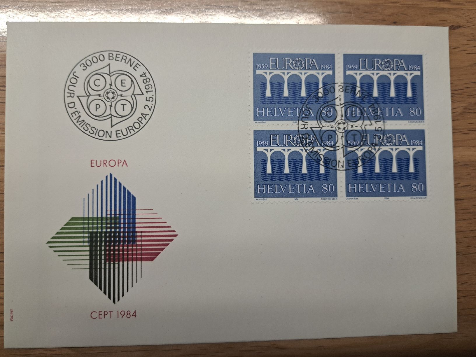 Tutti i francobolli: Briefmarkencouvert Helvetia 1984 – Nuovo (secondo la descrizione) da Chur venduto da linda-schlitzohr 1