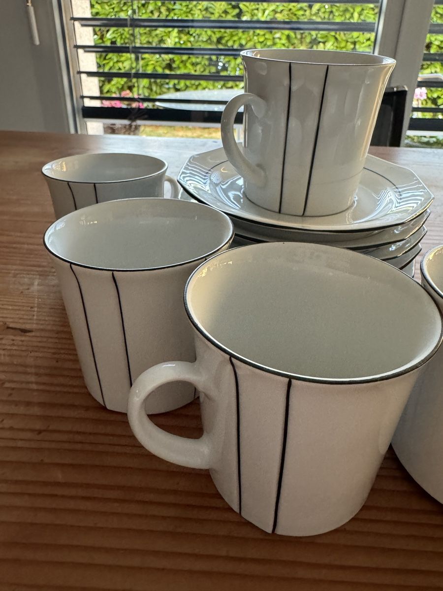 Services de table: Kaffeetassenset Winterling Marktleuthen Bavaria Weiss – D'occasion à Lanzenhäusern par Galaa 1