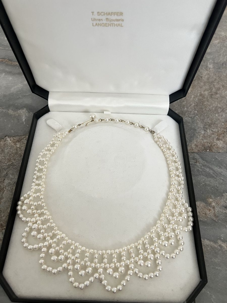 Perle (finte): Elegante Perlenkette – Usato da Roggwil BE venduto da adler78 1