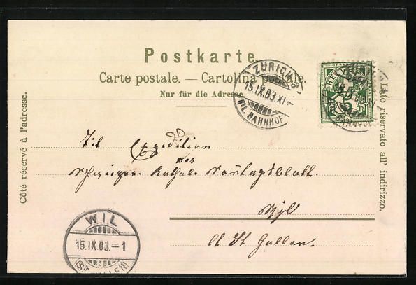 Cartoline postali: Litho Einsiedeln, Kloster im Barockstil, – Usato da Berlin venduto da bartko-reher 1