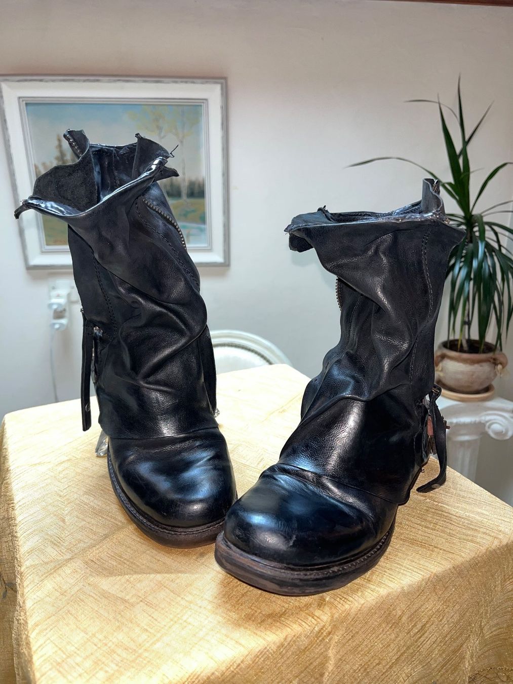 A.S.98 Chaussures femmes: Bottine biker en cuir – D'occasion à Sion par dol_v5bk 3