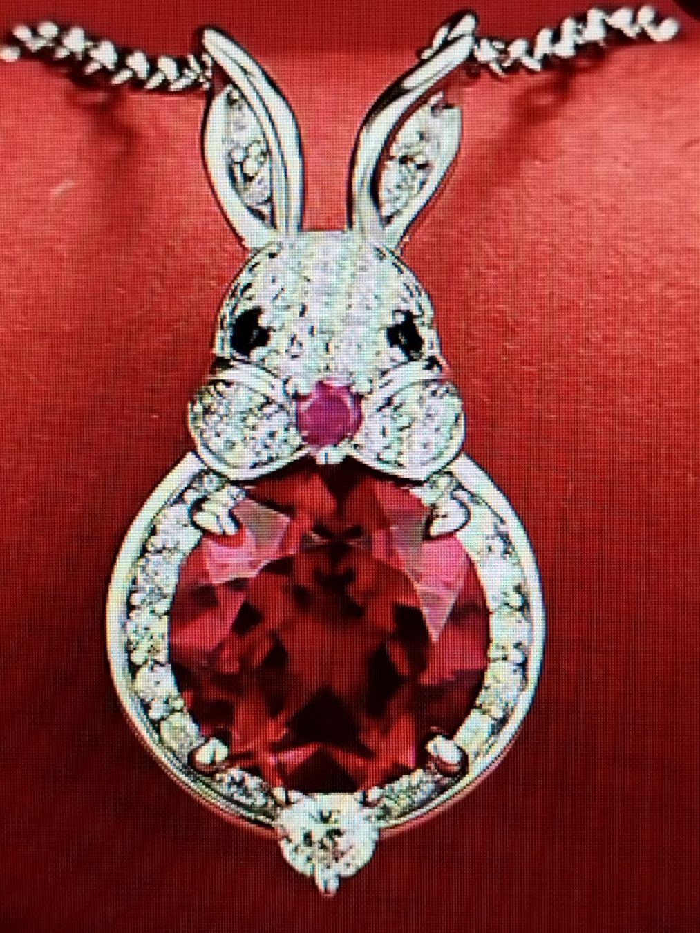 Catenine: Kette 100% 925 Sterling Silver  Ruby Gemstone Neu – Nuovo e nell'imballaggio originale da Basel venduto da pro_79rs 1