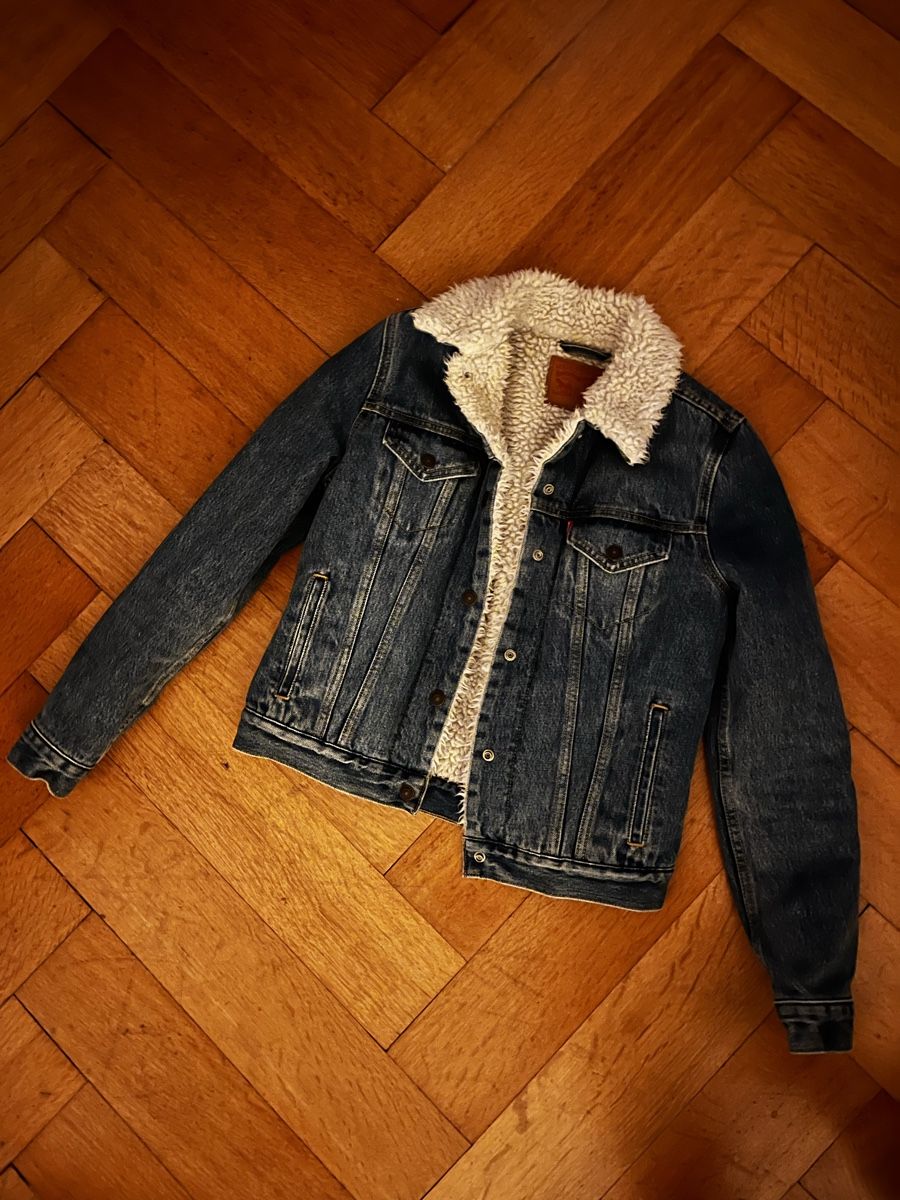 Levi's Giacche: Levis Jeansjacke gefüttert – Usato da Basel venduto da Opina01