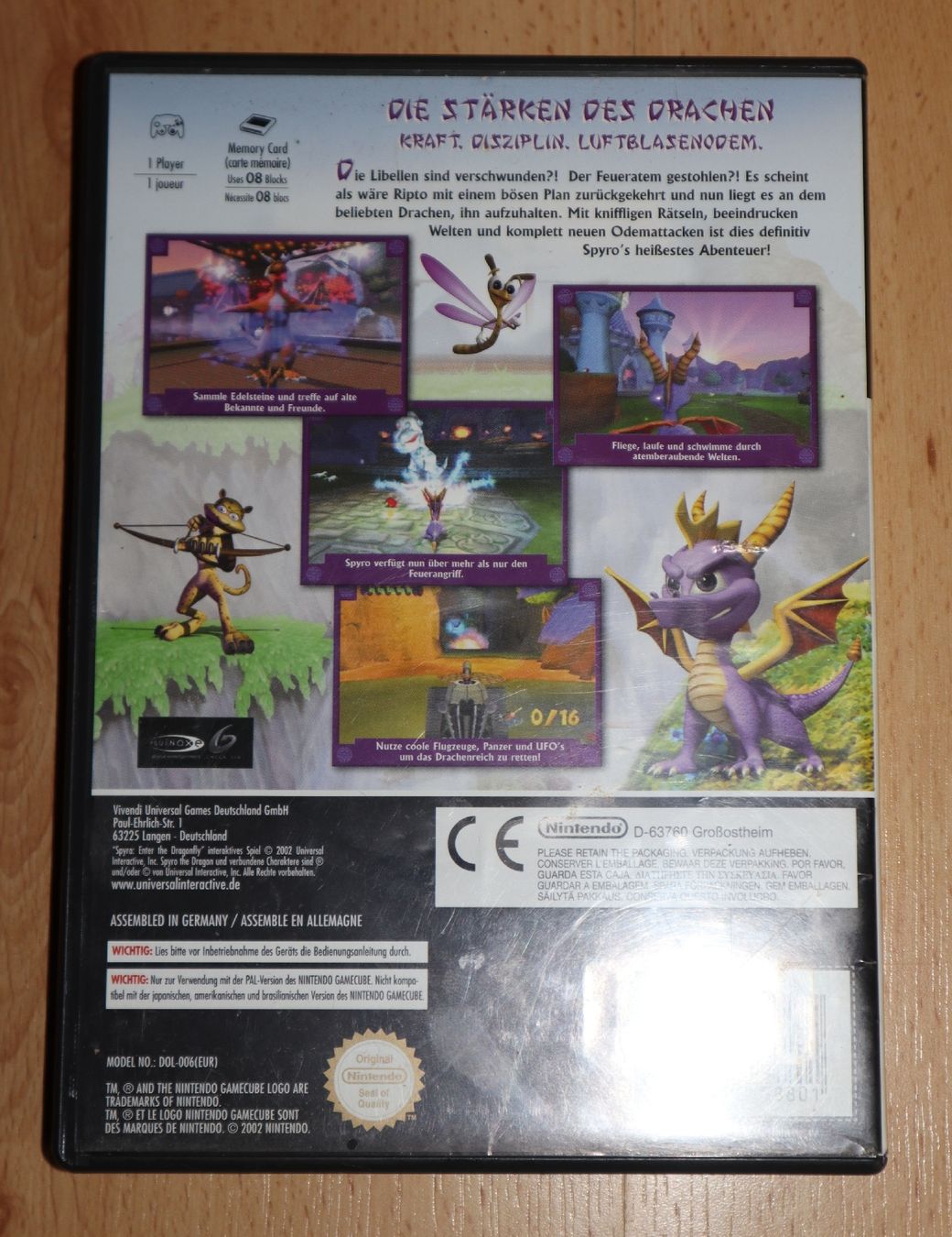 Nintendo Jeux: Gamecube -- Spyro Enter the Dragonfly -- Deutsch – D'occasion à Ochlenberg par on3x 2