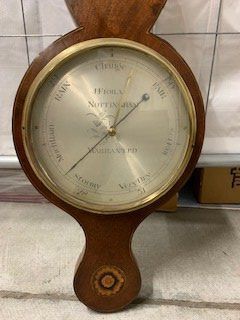 Sonstige antike Technik & Geräte: Barometer (antik) mit Thermometer, aus England – Gebraucht aus Flims-Waldhaus von 5_egg