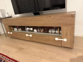 Meuble TV couleur bois