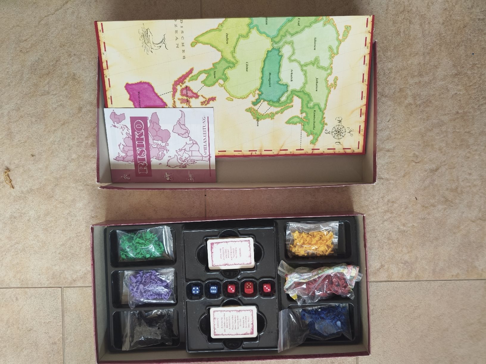 Parker Spiele: Brettspiel Risiko De Luxe von Parker – Gebraucht aus Luzern von markus82 2