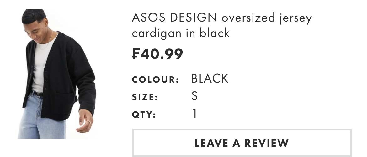 Asos Giacche: Schwarze Oversize Jacke Gr. S, ASOS – Nuovo (secondo la descrizione) da Kirchberg BE venduto da lea_kb6y 1