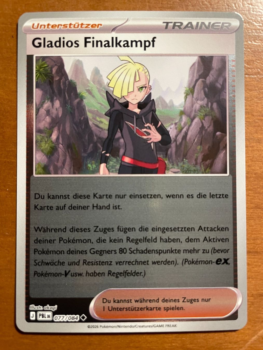 Pokémon Carte collezionabili: Pokemon Gladios Finalkampf Reverse (Versand gratis) – Nuovo (secondo la descrizione) da Chur venduto da Angerson