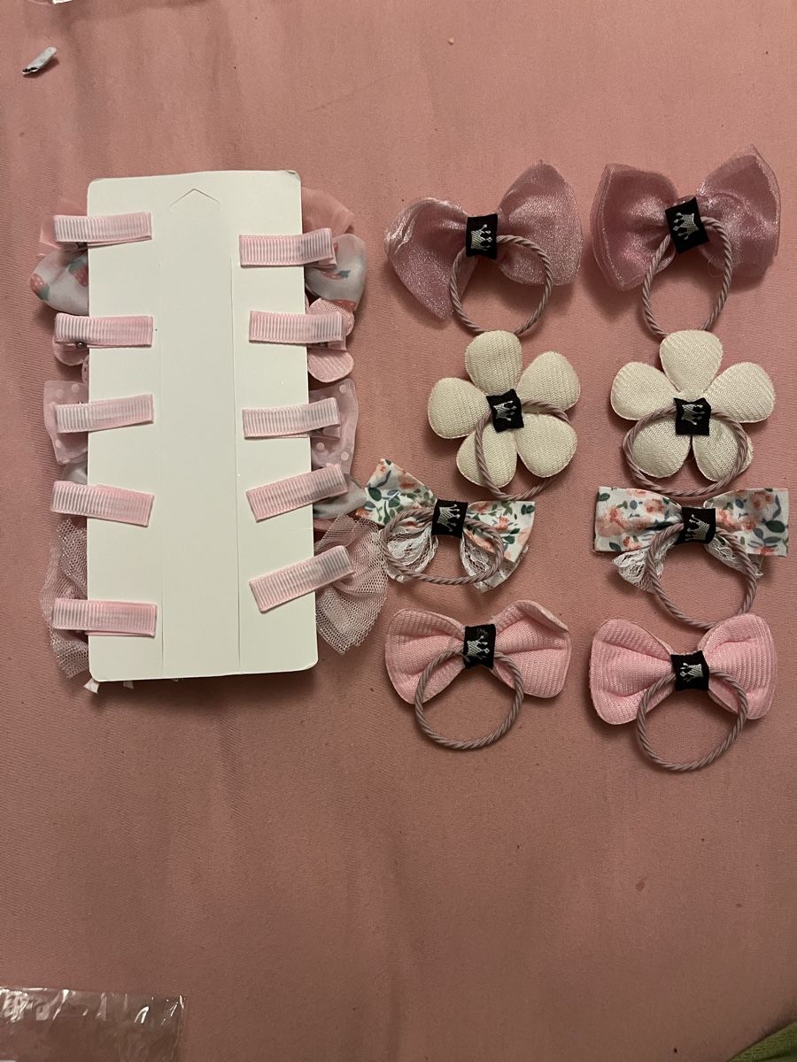 Accessori per capelli: Haarschmuck Set Kinder Bogen Blumen Rosa NEU – Nuovo e nell'imballaggio originale da Olten venduto da sae_82z2 2