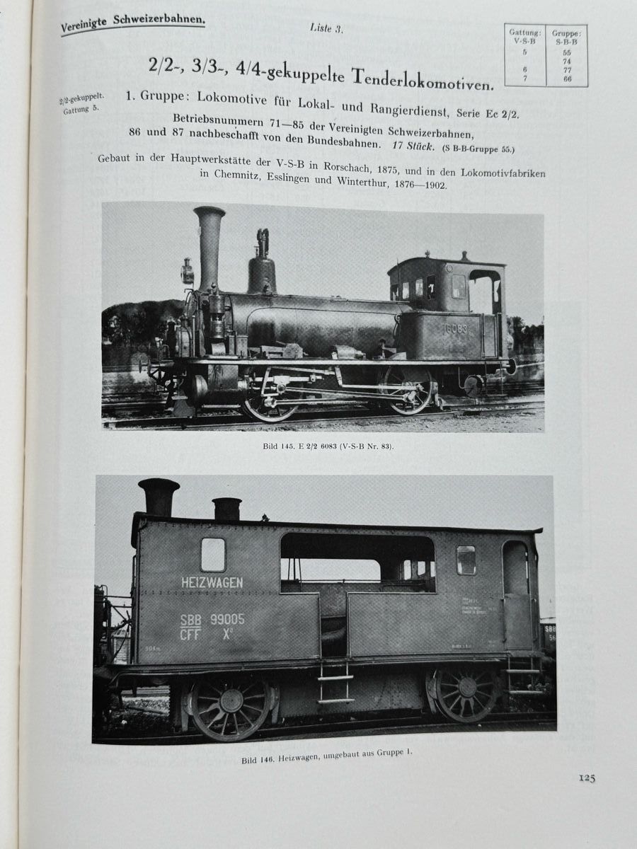 Bücher: Moser: Dampfbetrieb der Schweizerischen Eisenbahn 1847-1966 – Gebraucht aus Adliswil von buch_und_kunst 6