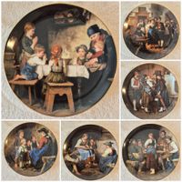 Lot 6 assiettes décoratives Lilien Porzellan Austria
